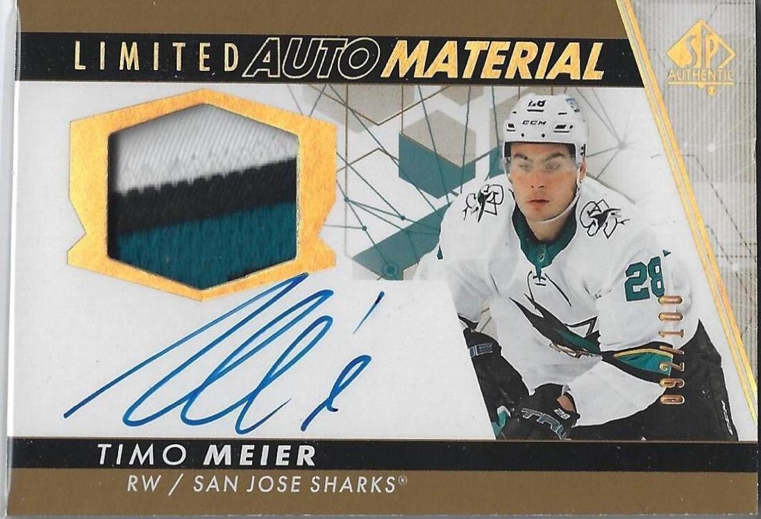 Timo Meier [Limited Autograph Material] #28