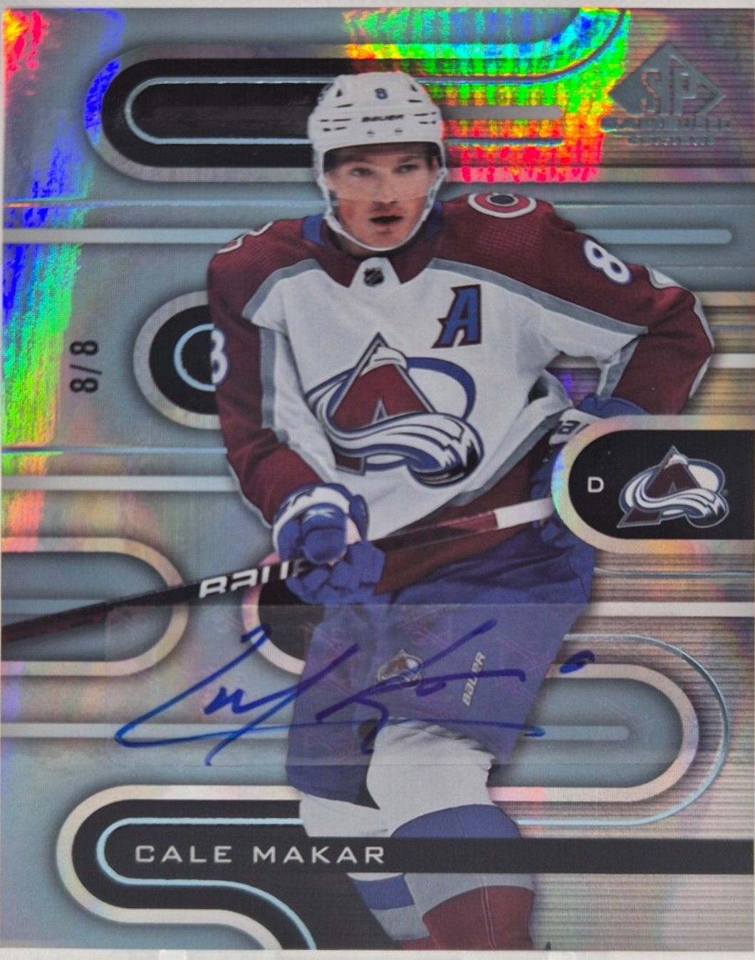 Cale Makar [Red Autograph Jersey] #47