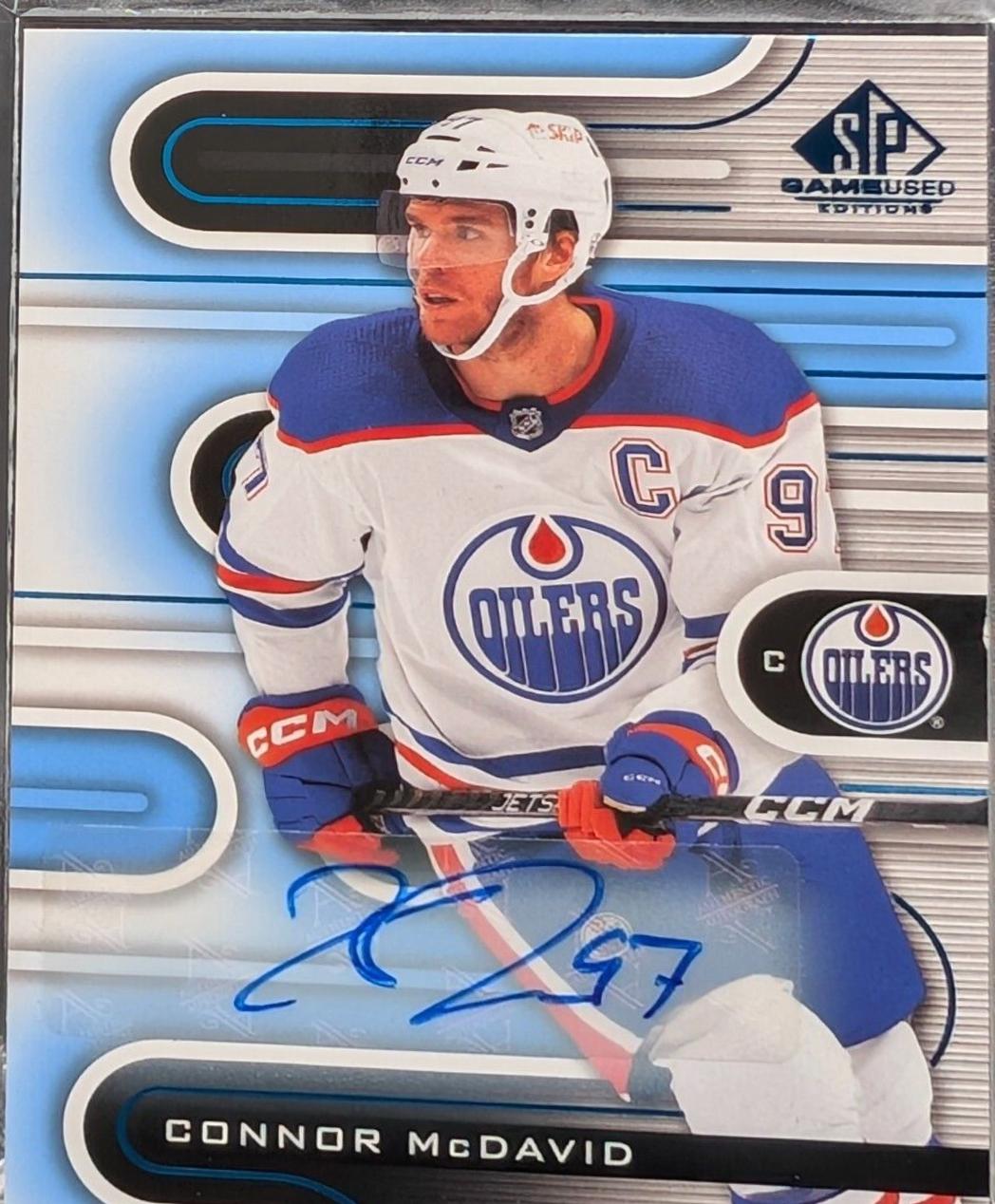 Connor McDavid [Blue Autograph] #2