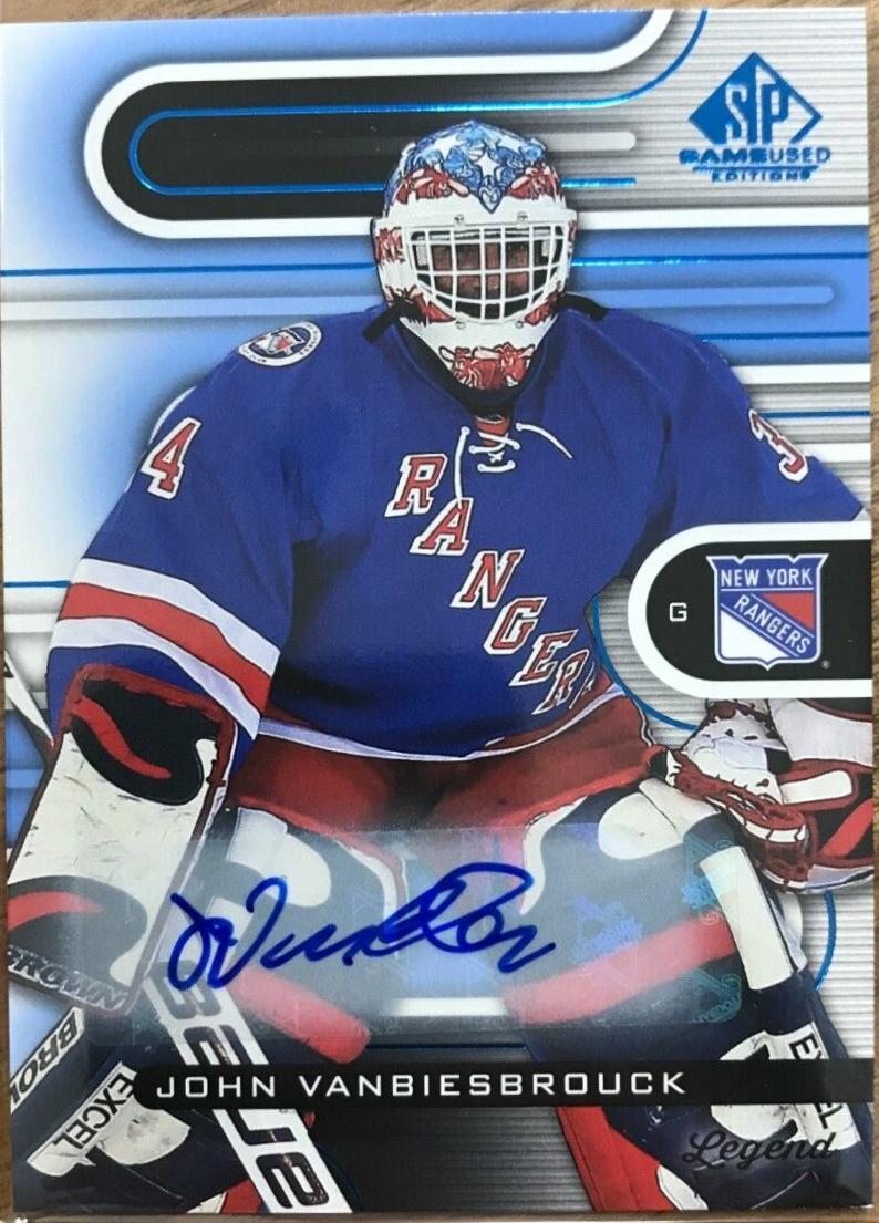 John Vanbiesbrouck [Uniform Autograph] #145