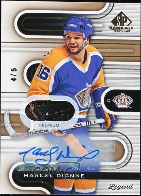 Marcel Dionne [Gold Autograph Premium Memorabilia] #132