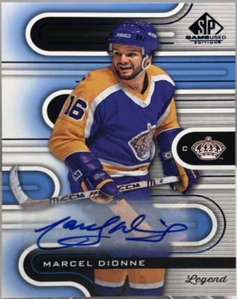 Marcel Dionne [Uniform Autograph] #132