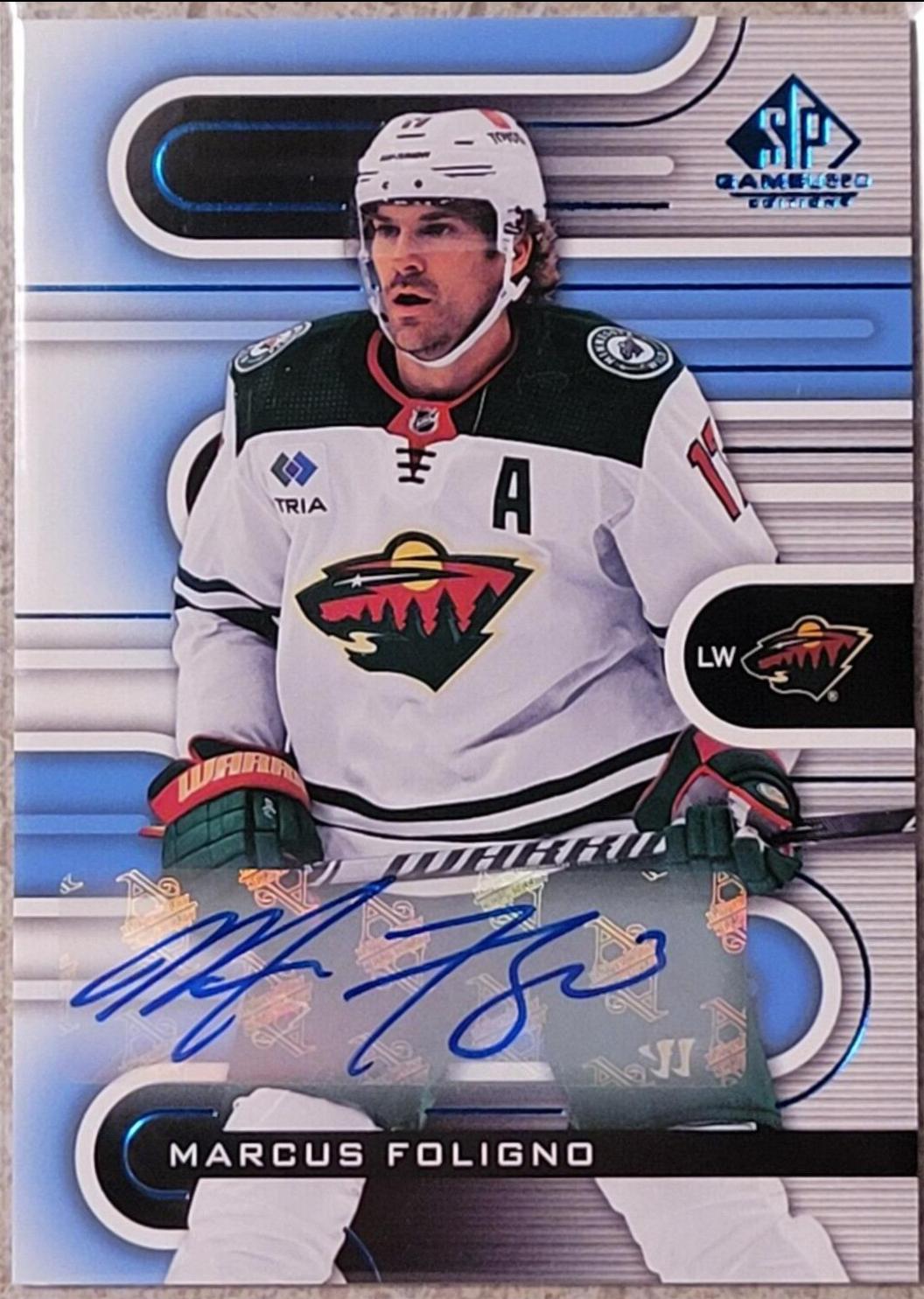 Marcus Foligno [Blue Autograph] #112