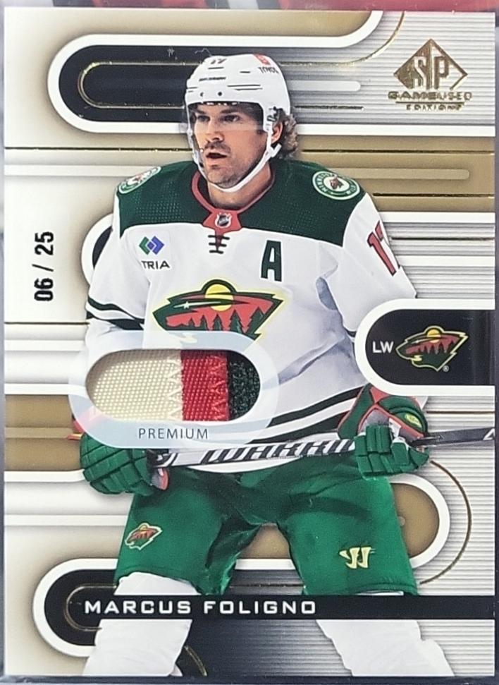 Marcus Foligno [Gold Premium Memorabilia] #112