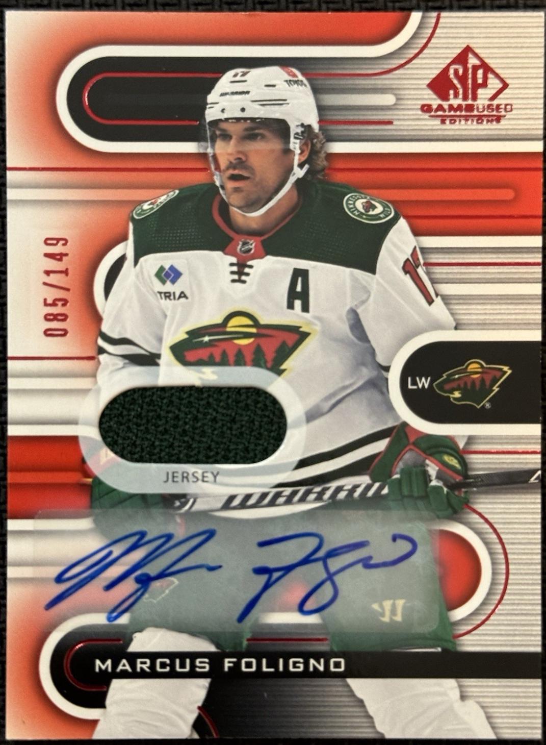 Marcus Foligno [Red Autograph Jersey] #112
