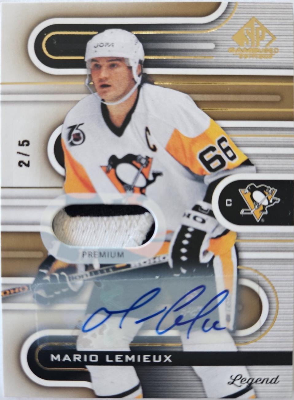 Mario Lemieux [Purple Autograph] #122