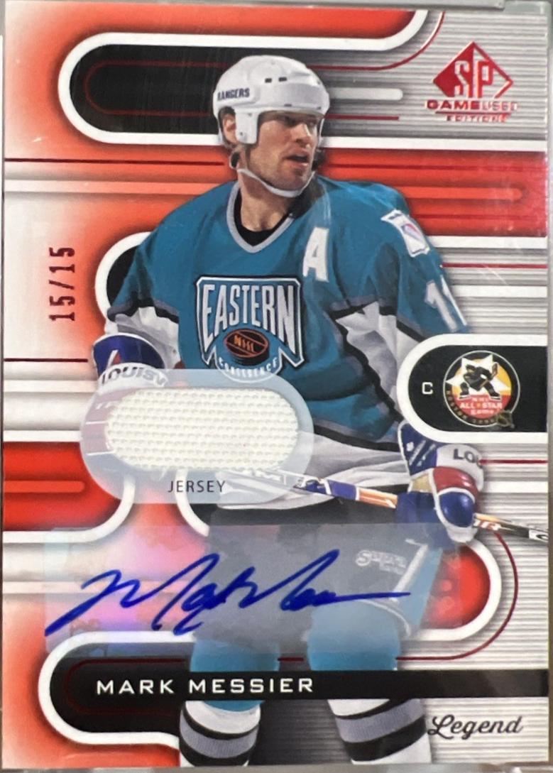 Mark Messier [Red Autograph Jersey] #148