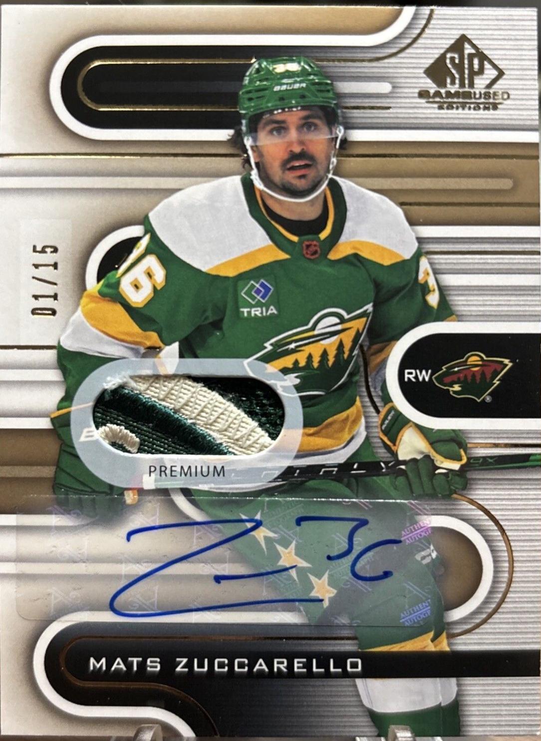 Mats Zuccarello [Gold Autograph Premium Memorabilia] #74