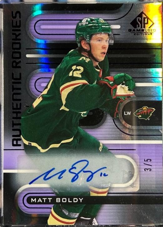 Matt Boldy [Purple Autograph] #168