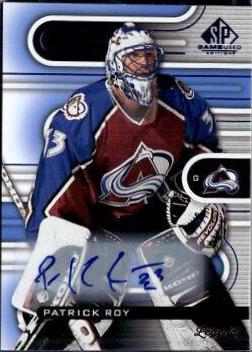 Patrick Roy [Blue Autograph] #126