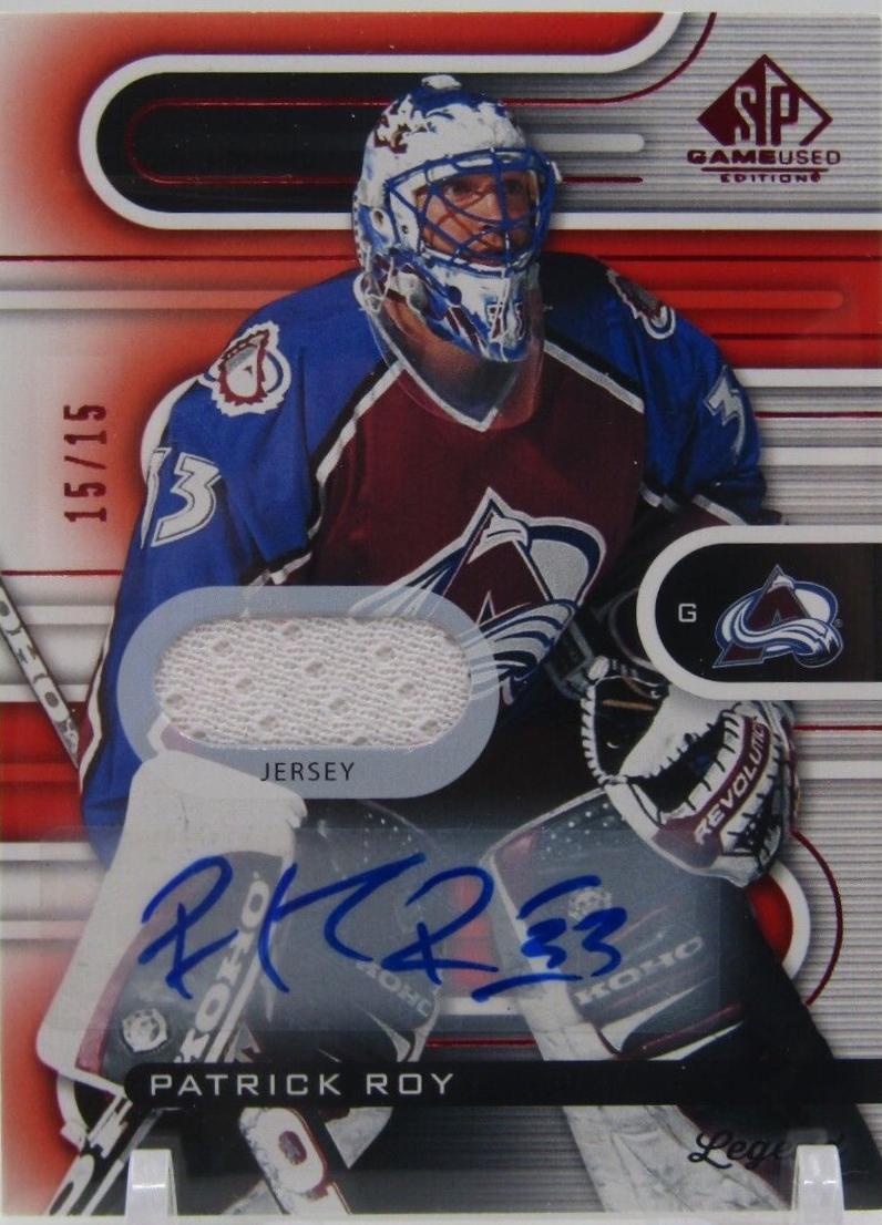 Patrick Roy [Red Autograph Jersey] #126