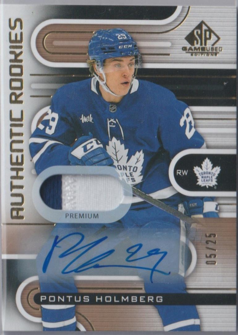 Pontus Holmberg [Gold Autograph Premium Memorabilia] #203