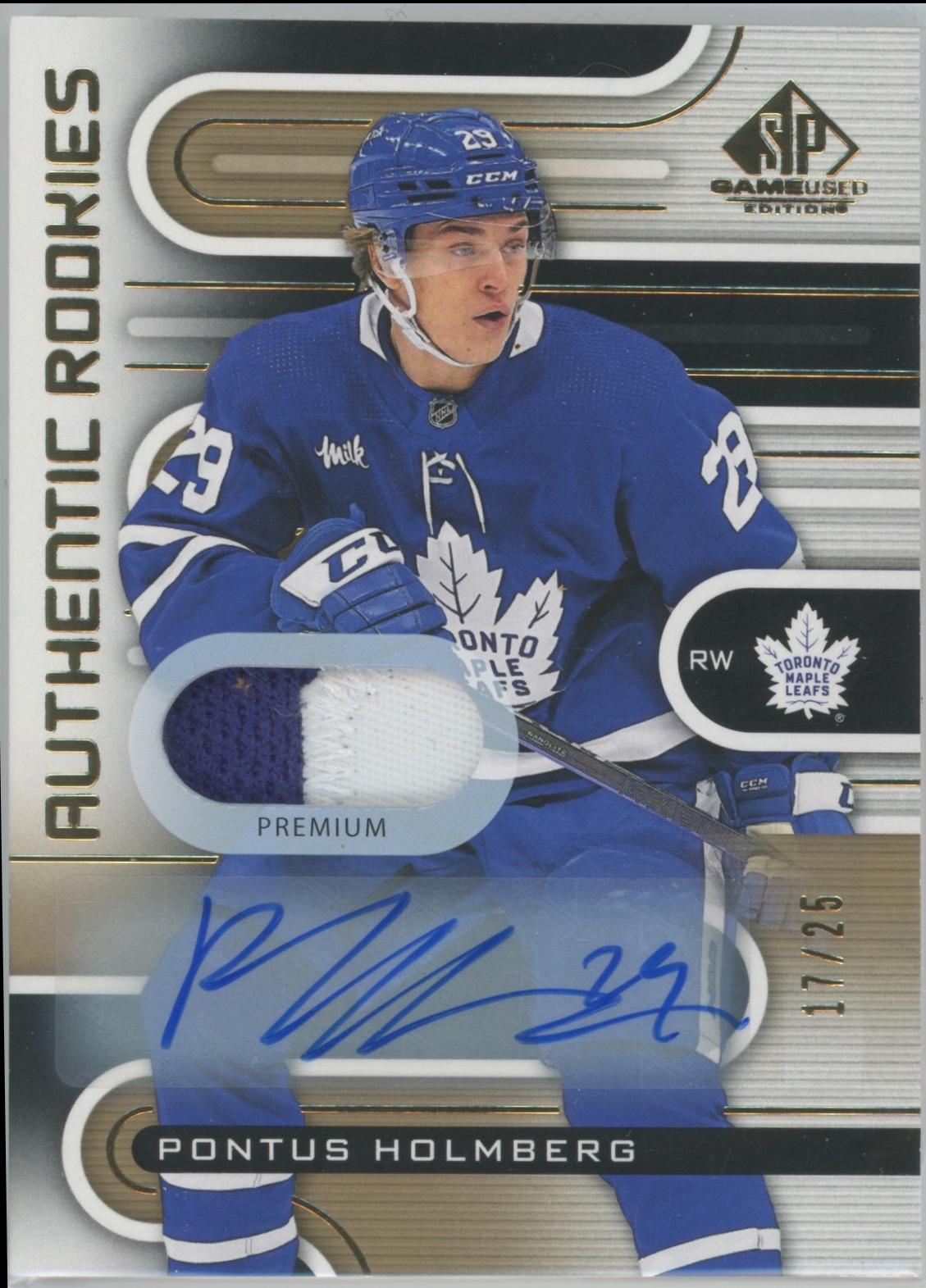 Pontus Holmberg [Uniform Autograph] #203