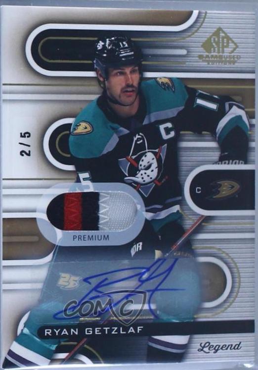 Ryan Getzlaf [Gold Autograph Premium Memorabilia] #135