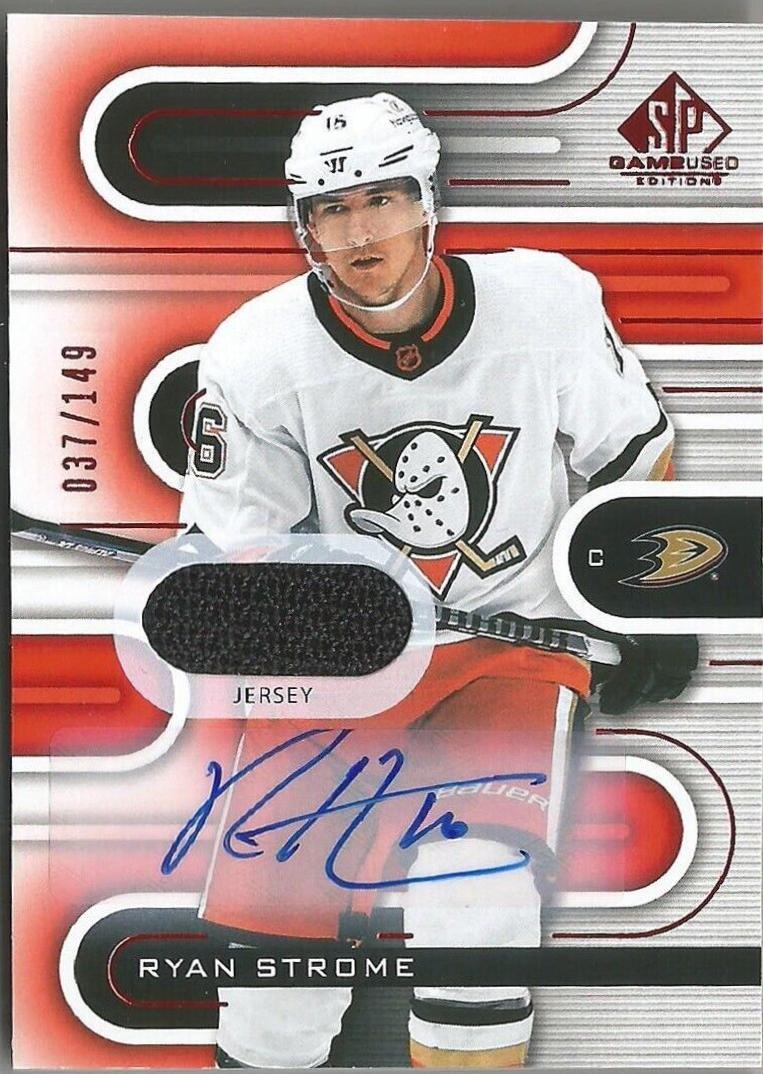 Ryan Strome [Red Autograph Jersey] #104