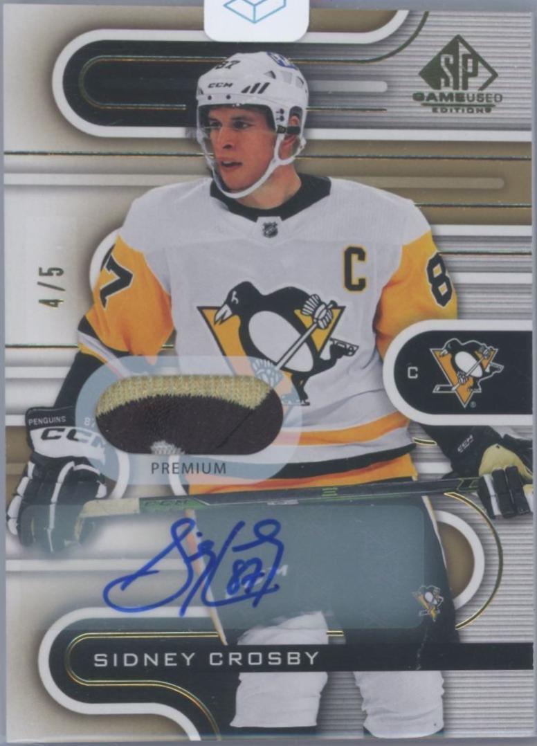 Sidney Crosby [Gold Autograph Premium Memorabilia] #31