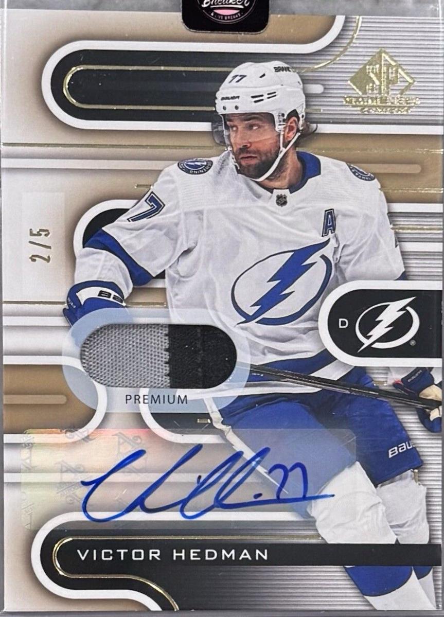 Victor Hedman [Purple Autograph] #58