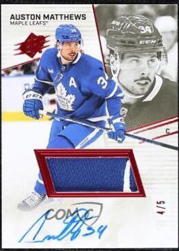 Auston Matthews [Autograph Patch] #5