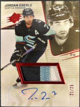 Jordan Eberle [Autograph Patch] #34
