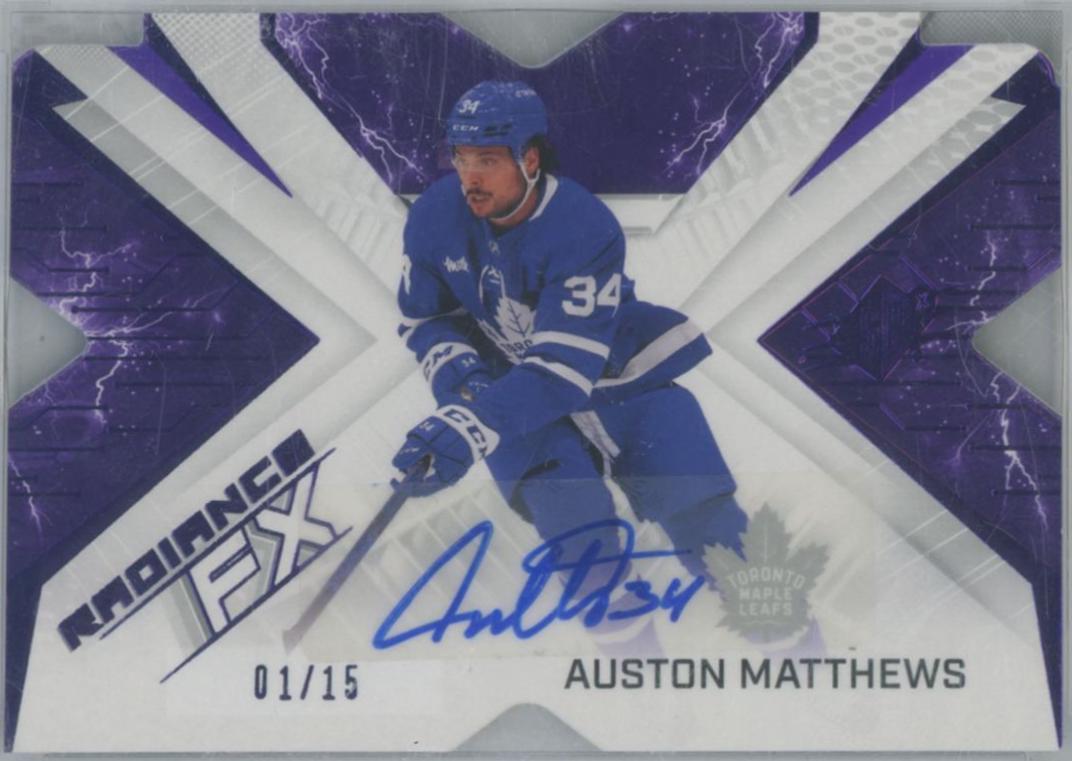 Auston Matthews [Purple Autograph] #RFX-54