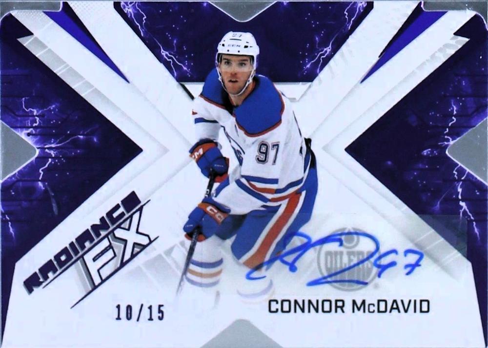 Connor McDavid [Purple Autograph] #RFX-34