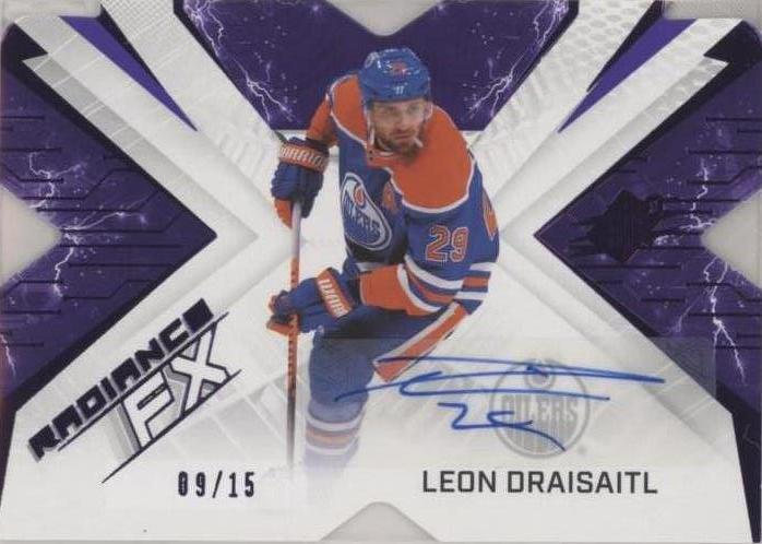 Leon Draisaitl [Purple Autograph] #RFX-35