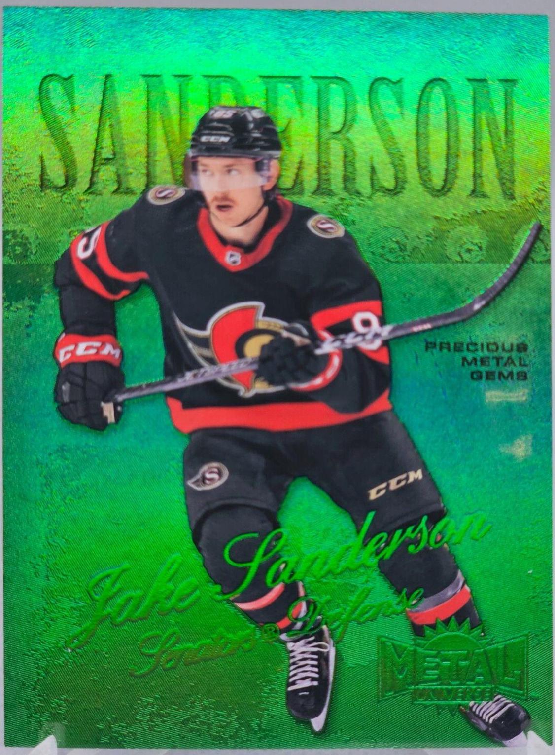 Jake Sanderson [Precious Metal Gems Green] #164