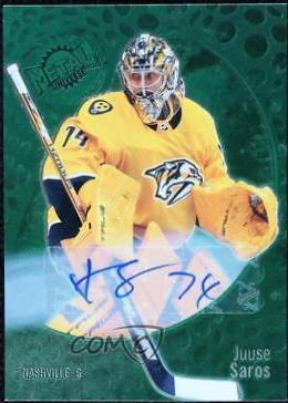 Juuse Saros [Green FX Autograph] #68