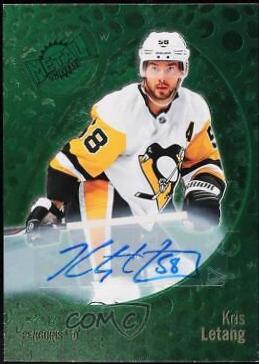 Kris Letang [Green FX Autograph] #12