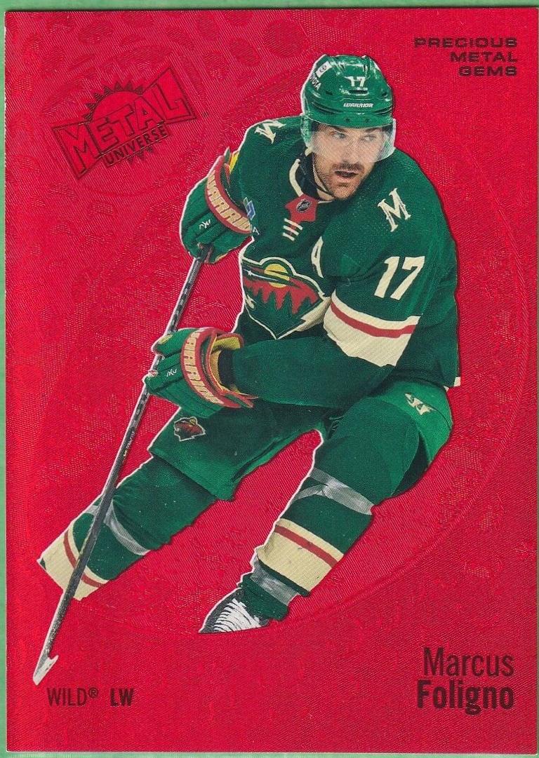 Marcus Foligno [Precious Metal Gems Red] #20