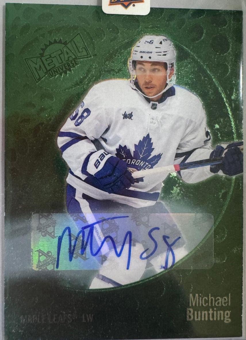 Michael Bunting [Green FX Autograph] #15
