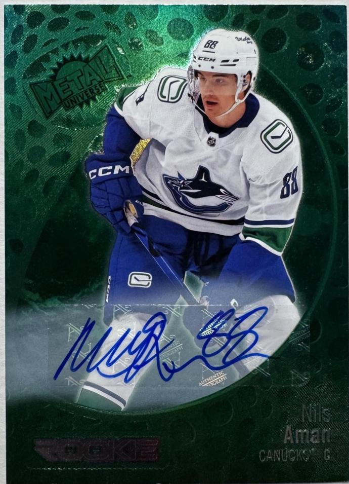 Nils Aman [Green FX Autograph] #194