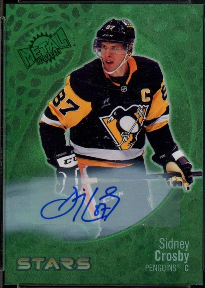 Sidney Crosby [Green FX Autograph] #105