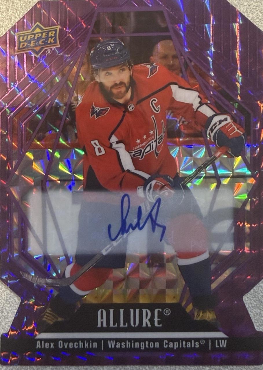 Alex Ovechkin [Purple Diamond Autograph Die Cut] #77