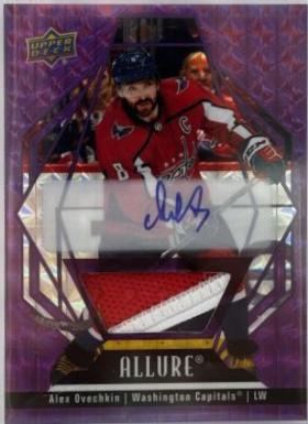 Alex Ovechkin [Purple Diamond Autograph Patch] #77