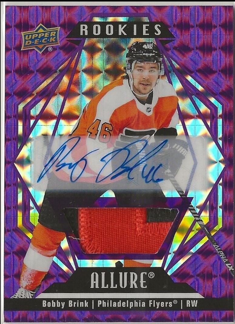 Bobby Brink [Purple Diamond Autograph Patch] #145