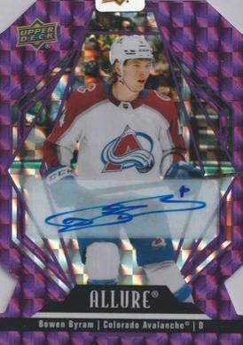Bowen Byram [Purple Diamond Autograph Die Cut] #50