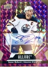 Connor McDavid [Purple Diamond Autograph Die Cut] #30