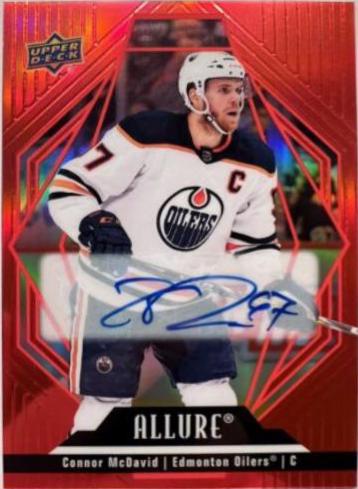 Connor McDavid [Red Rainbow Autograph] #30