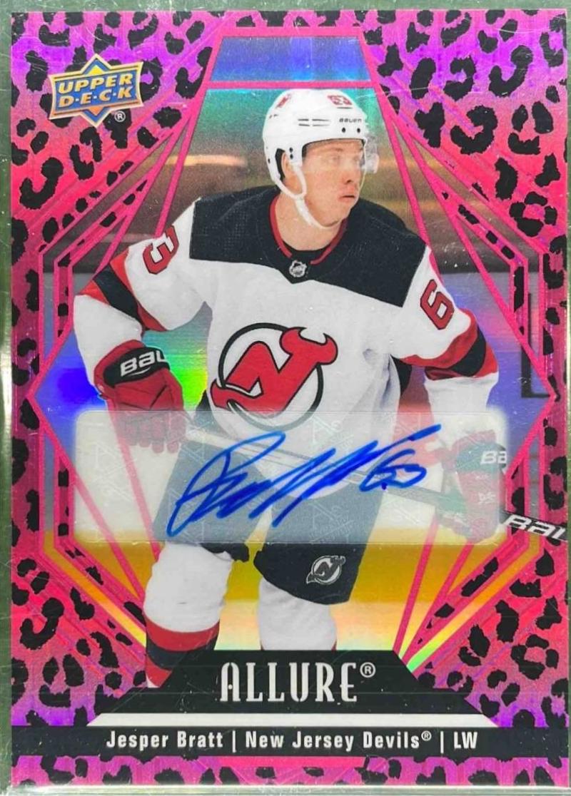 Jesper Bratt [Pink Leopard Autograph] #16