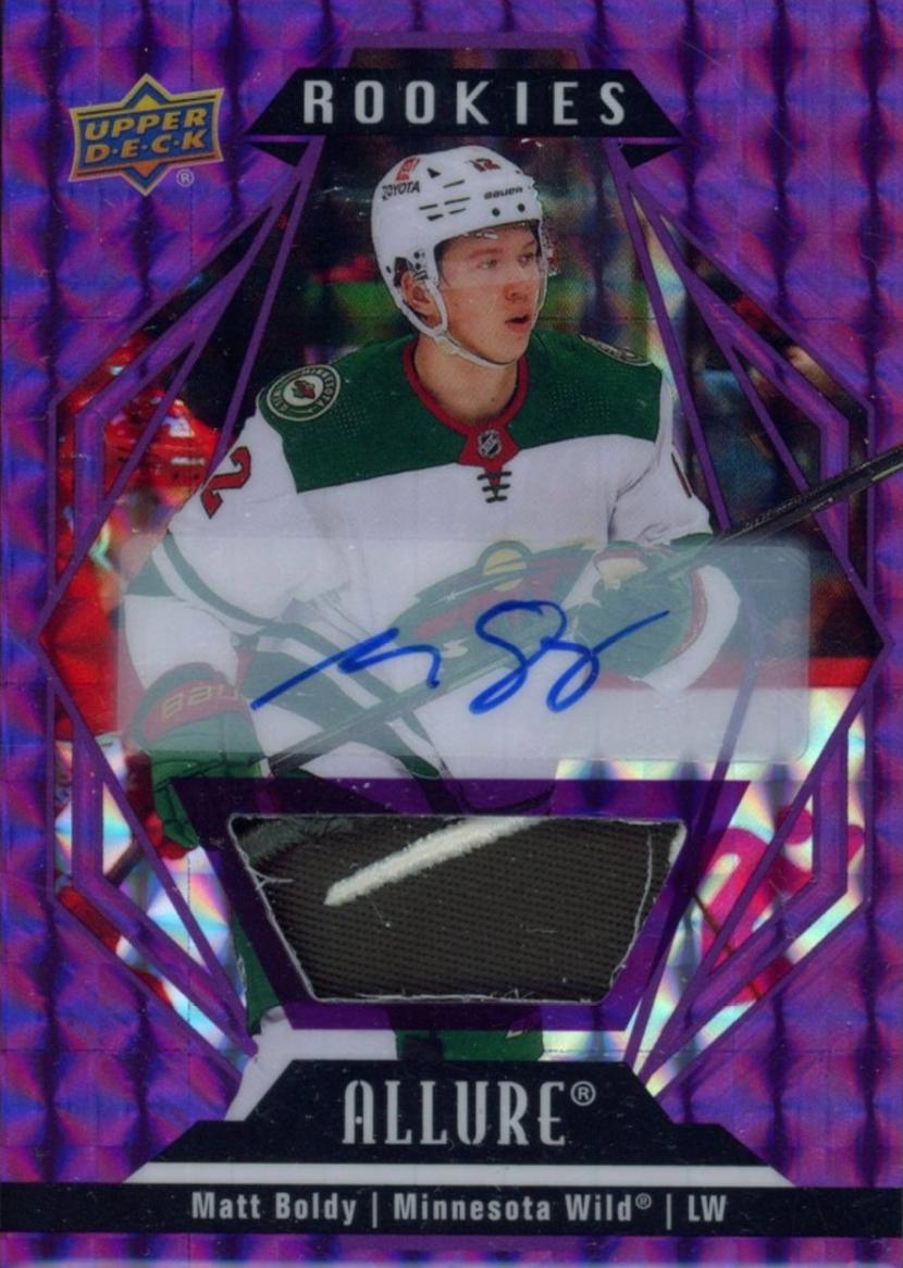 Matt Boldy [Purple Diamond Autograph Patch] #114