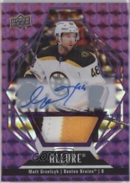Matt Grzelcyk [Purple Diamond Autograph Patch] #18