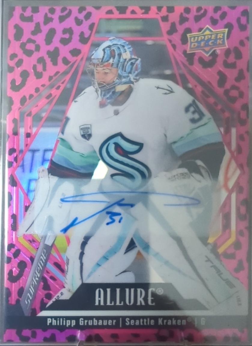 Philipp Grubauer [Pink Leopard Autograph] #24