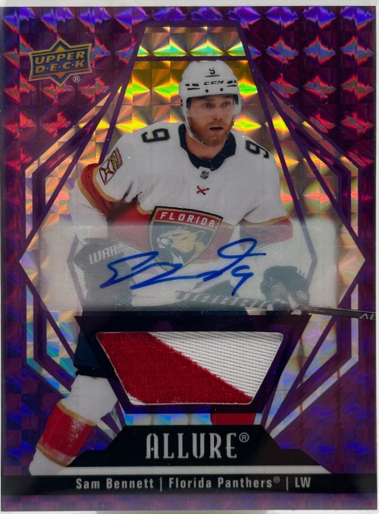 Sam Bennett [Purple Diamond Autograph Patch] #63