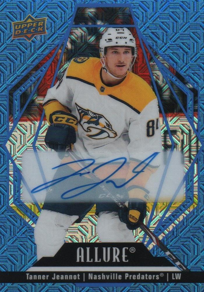 Tanner Jeannot [Blue Line Autograph] #91