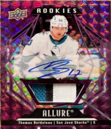 Thomas Bordeleau [Purple Diamond Autograph Patch] #141