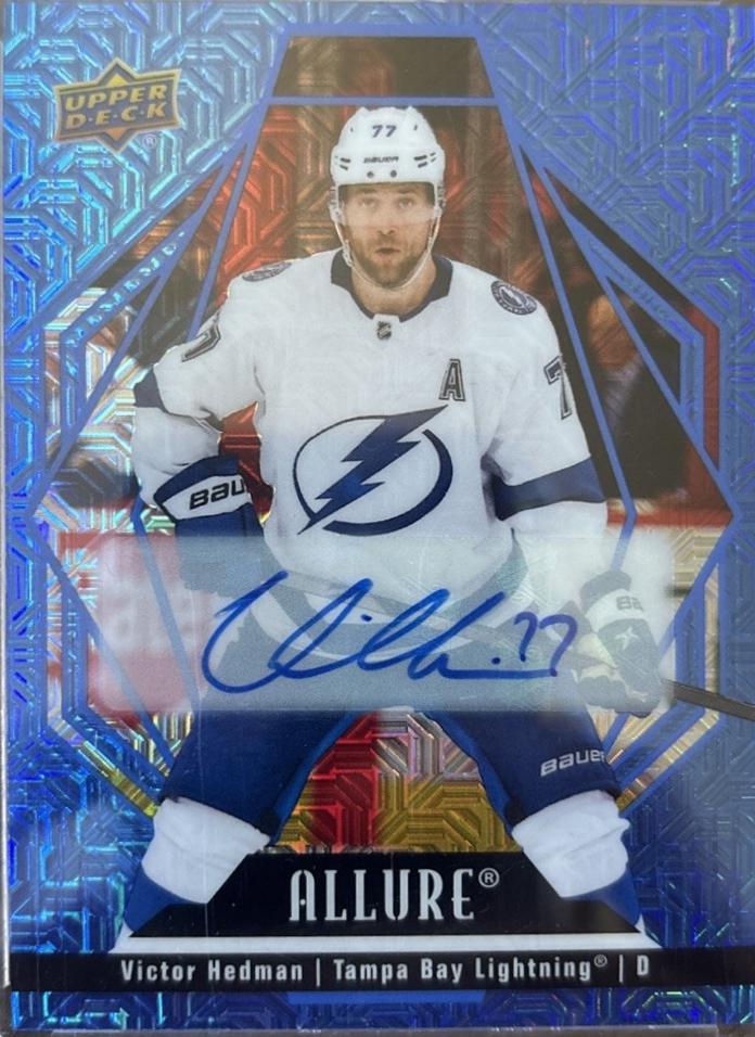 Victor Hedman [Blue Line Autograph] #22