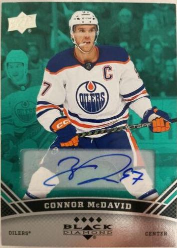Connor McDavid [Pure Black Autograph] #BDB-CM