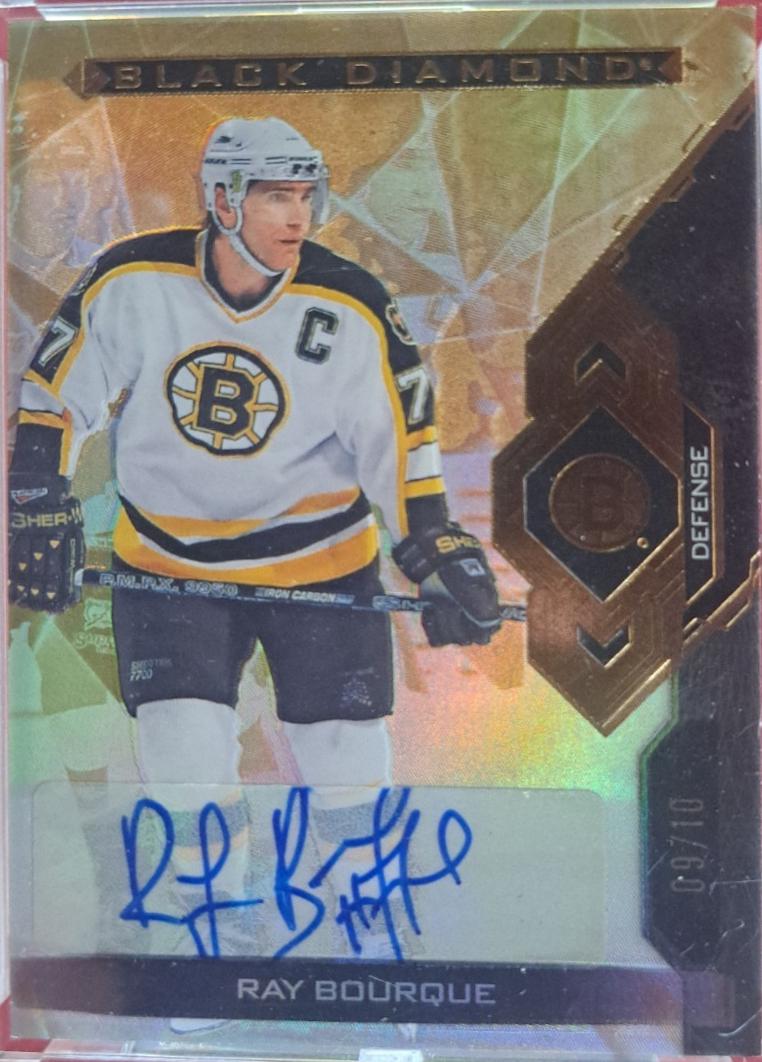 Ray Bourque [Pure Black Autograph] #BDB-RB
