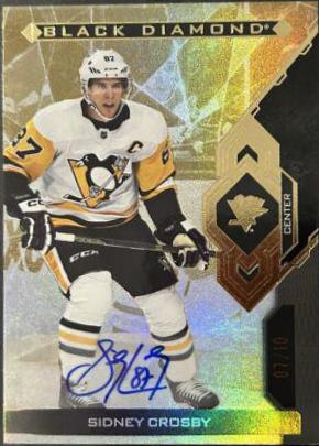 Sidney Crosby [Pure Black Autograph] #BDB-SC